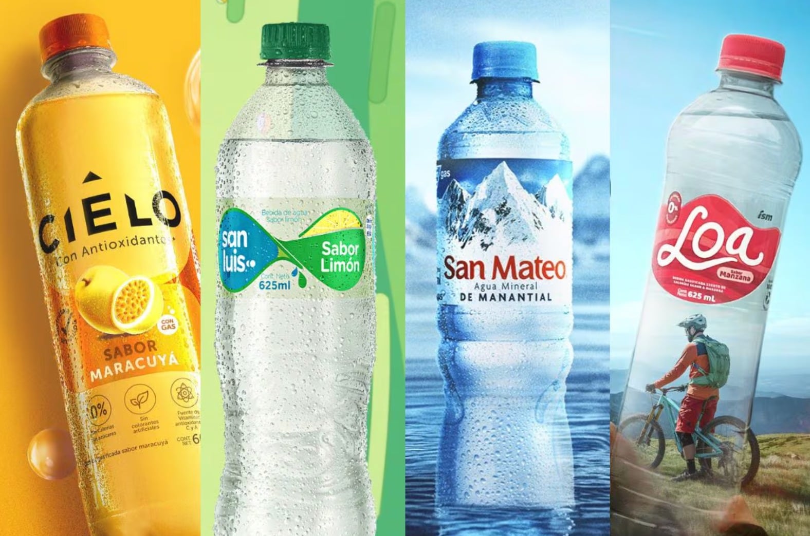 Las aguas saborizadas vienen impulsando el dinamismo del mercado de agua embotellada en Perú. (Fotocomposición)