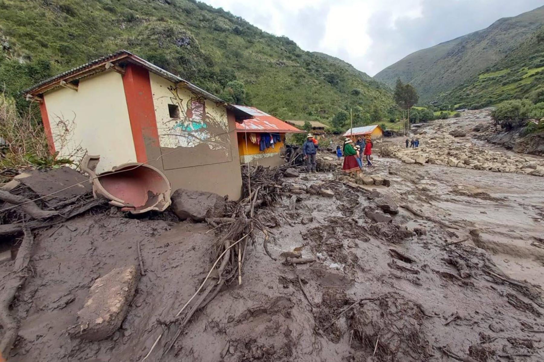 Activación de quebradas. (Foto: Andina)