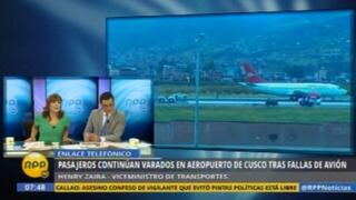 MTC: Se investigará incidente con avión de Peruvian Airlines en Cusco