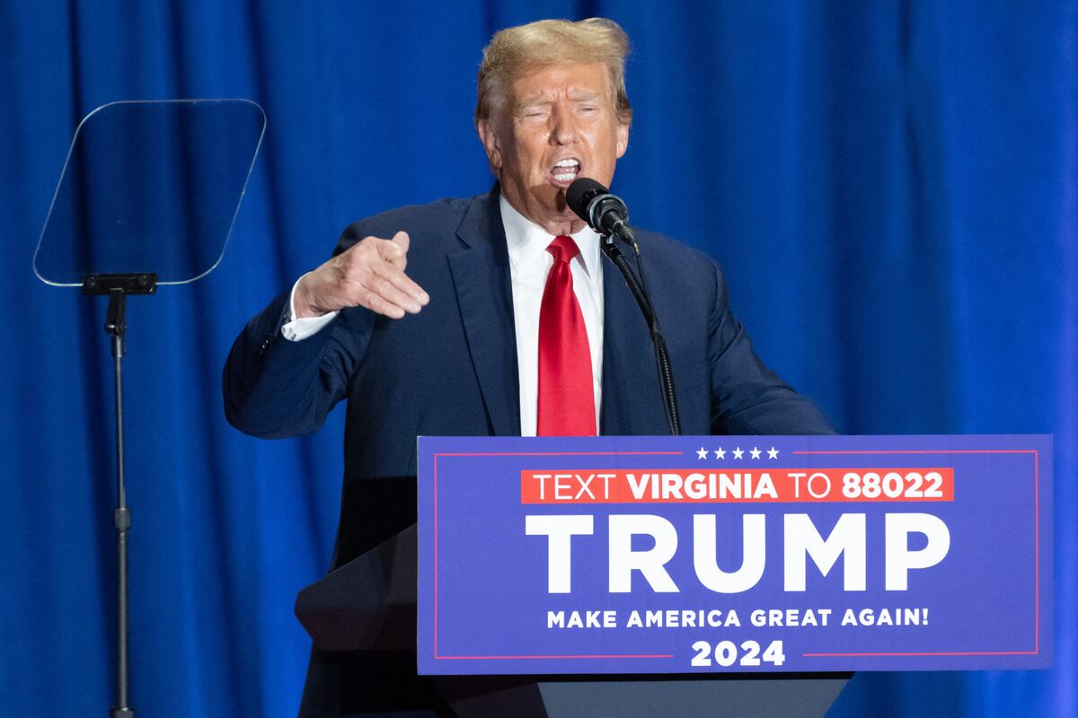 El ex presidente de Estados Unidos y aspirante a la presidencia de 2024, Donald Trump. (Foto de SAUL LOEB / AFP)