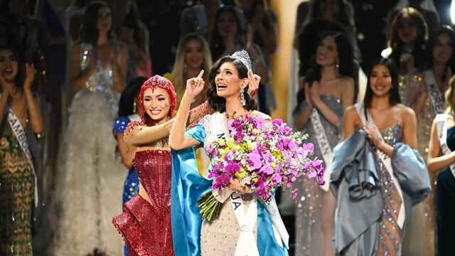 Miss Nicaragua recibió la corona del certamen de belleza Miss Universo 2023 | Foto: @MissUniverse