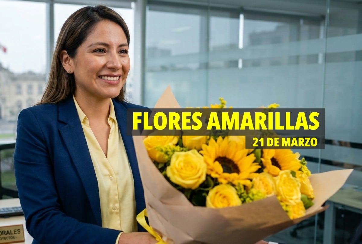 Encuentra frases para acompañar tus flores amarillas este 21 de marzo y alegrar a alguien especial. | Crédito: Composición Gestión Mix / Freepik