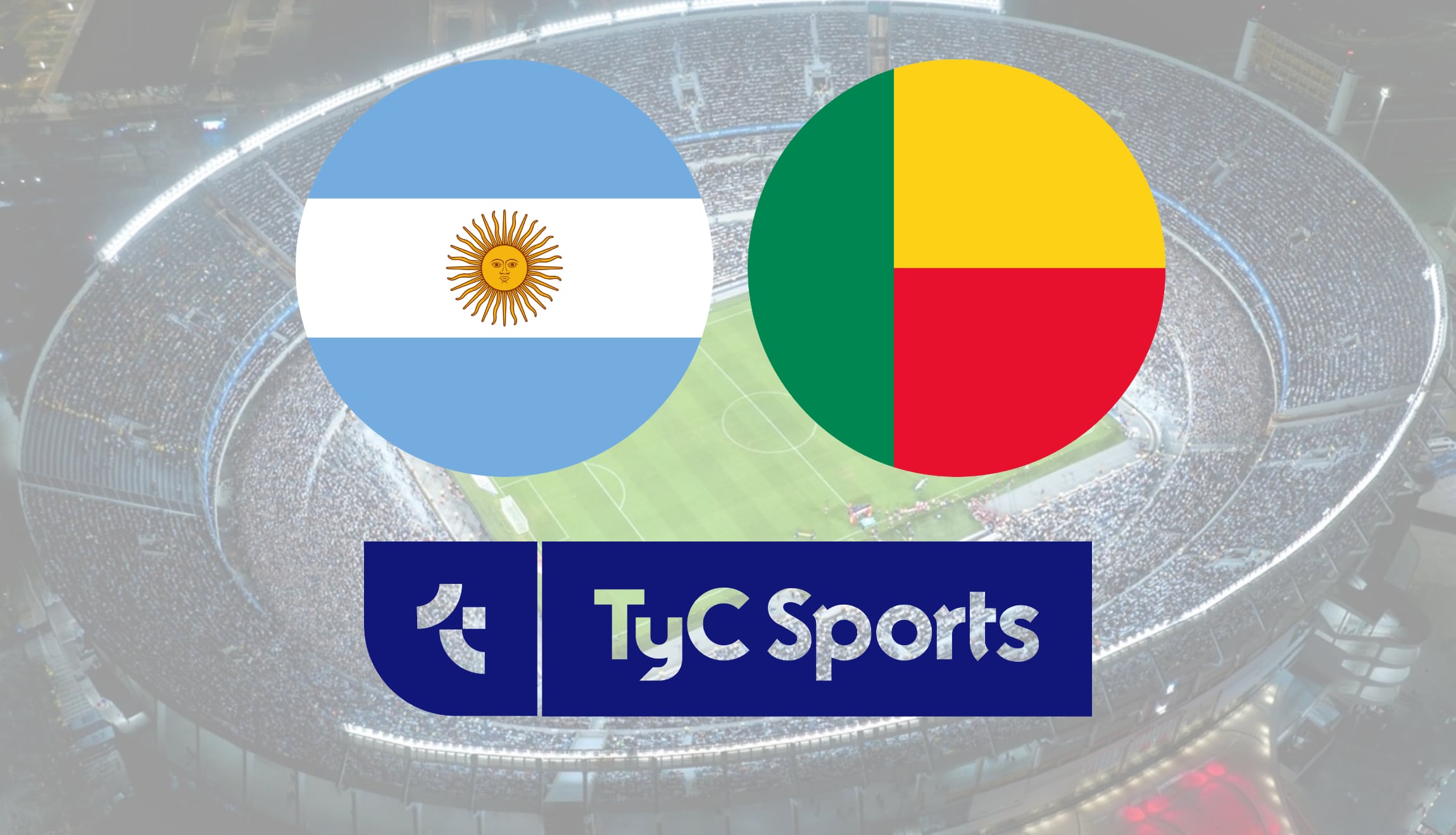 Señal de TyC Sports EN VIVO para seguir la transmisión de Argentina vs. Benín, este martes 6 de octubre, por un nuevo amistoso internacional desde Buenos Aires. (Foto: Imagen creada por Depor)