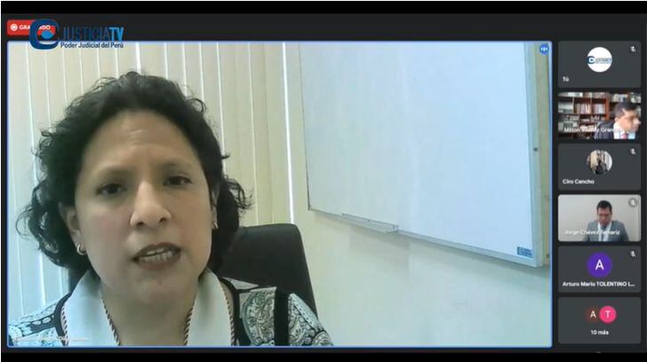 Con más de 15 años de experiencia en el Ministerio Público, la fiscal Vanessa Díaz se ha desempeñado desde febrero de 2016 como titular del Cuarto Despacho de la Fiscalía Supraprovincial Corporativa Especializada en Delitos de Corrupción de Funcionarios. Foto: Justicia TV