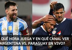 A qué hora y qué canal transmitió Paraguay vs. Argentina de Eliminatorias 2026