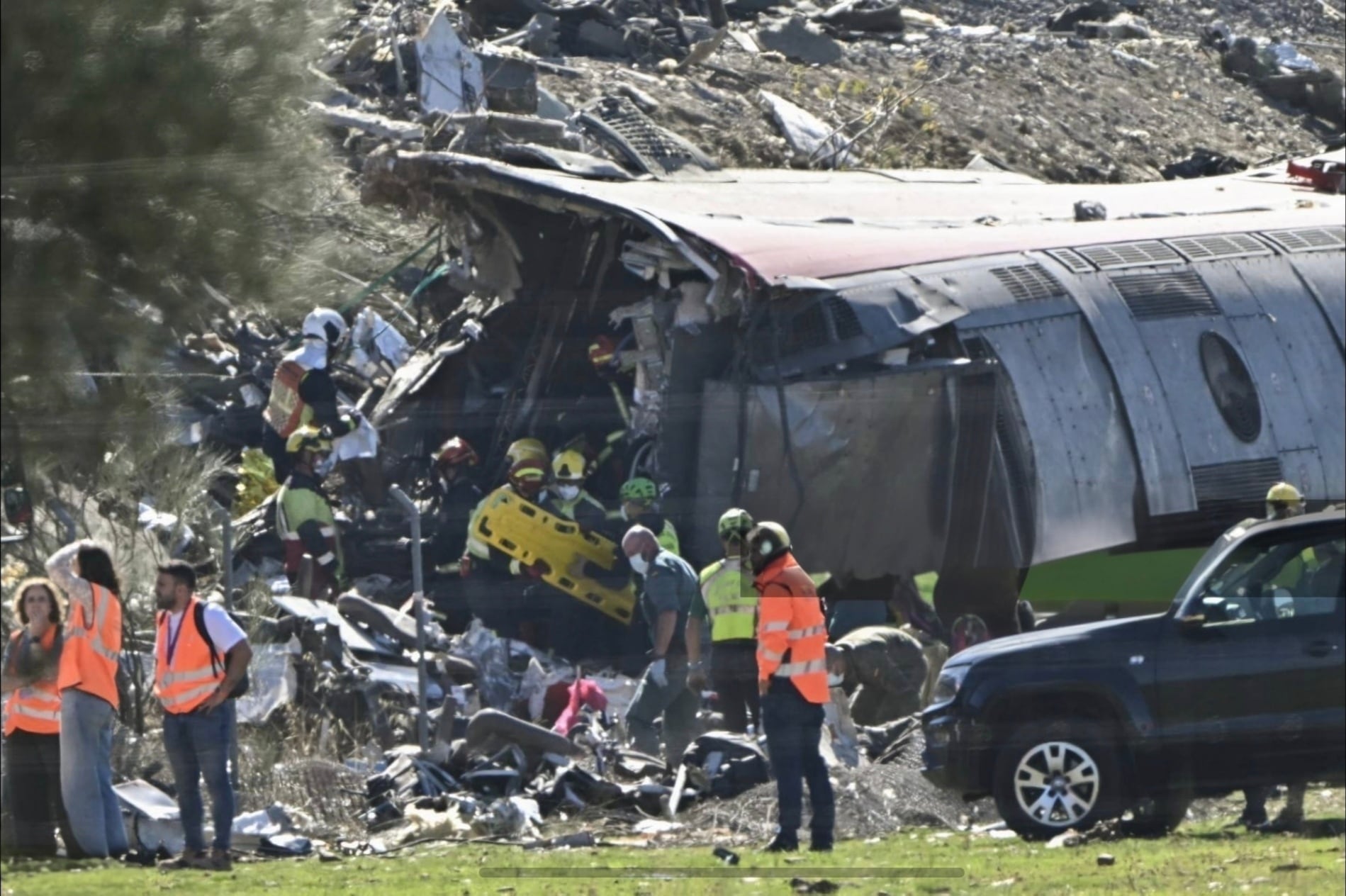 Choque entre trenes en España. Foro AFP