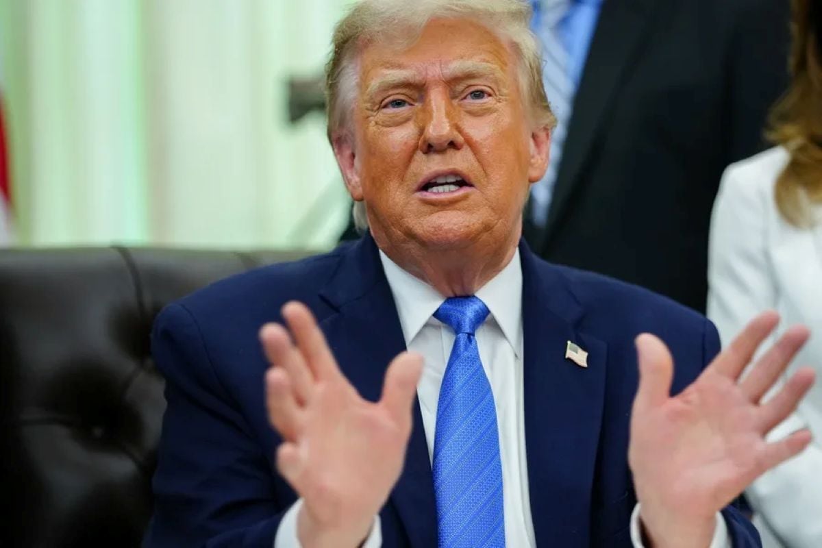 Donald Trump reiteró su respaldo a Abelardo de la Espriella de cara a la segunda vuelta presidencial en Colombia. Foto: EFE.