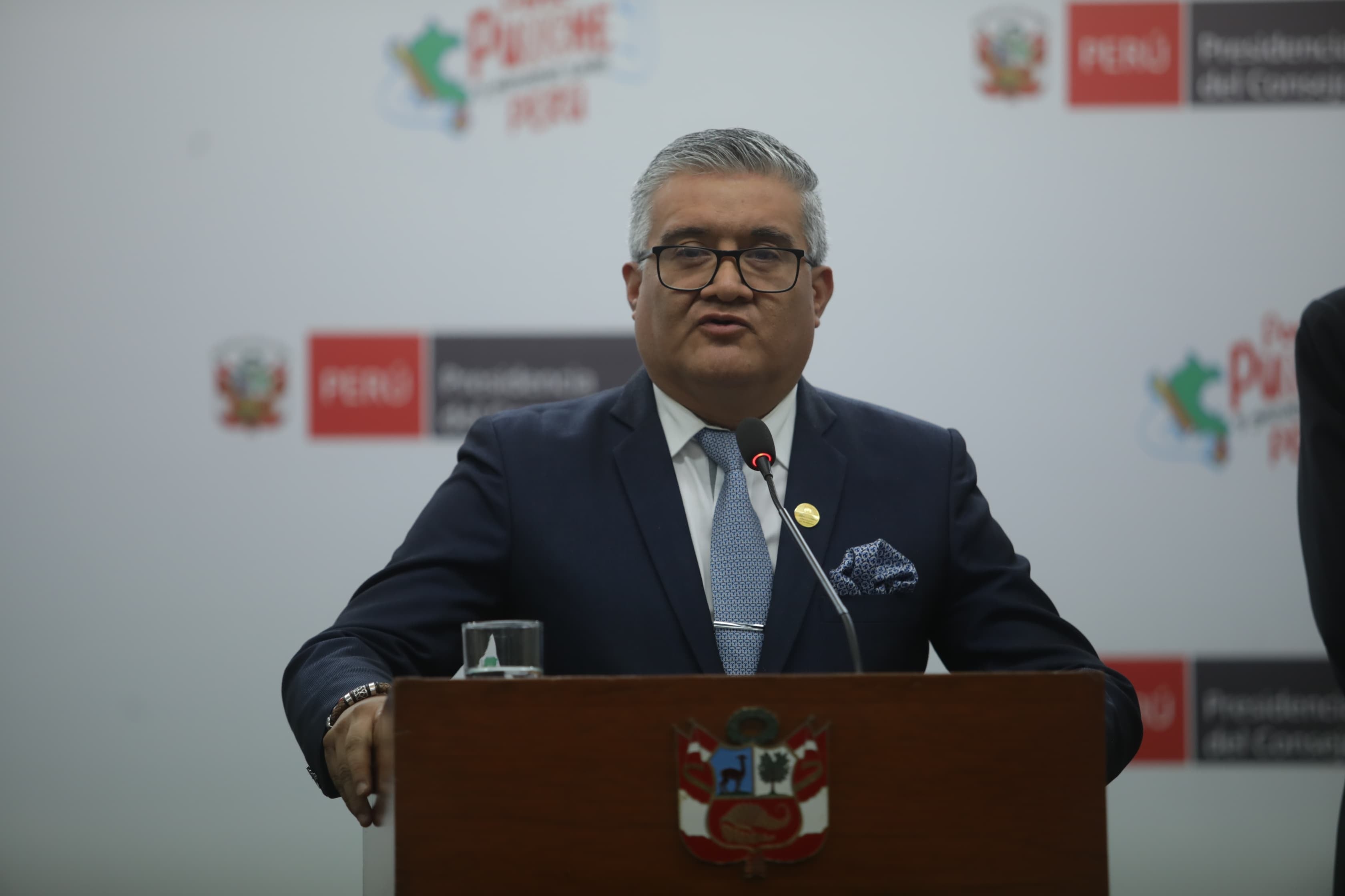 Ministro del Ambiente, Juan Carlos Castro, se refirió sobre Senace. Foto: Archivo GEC.