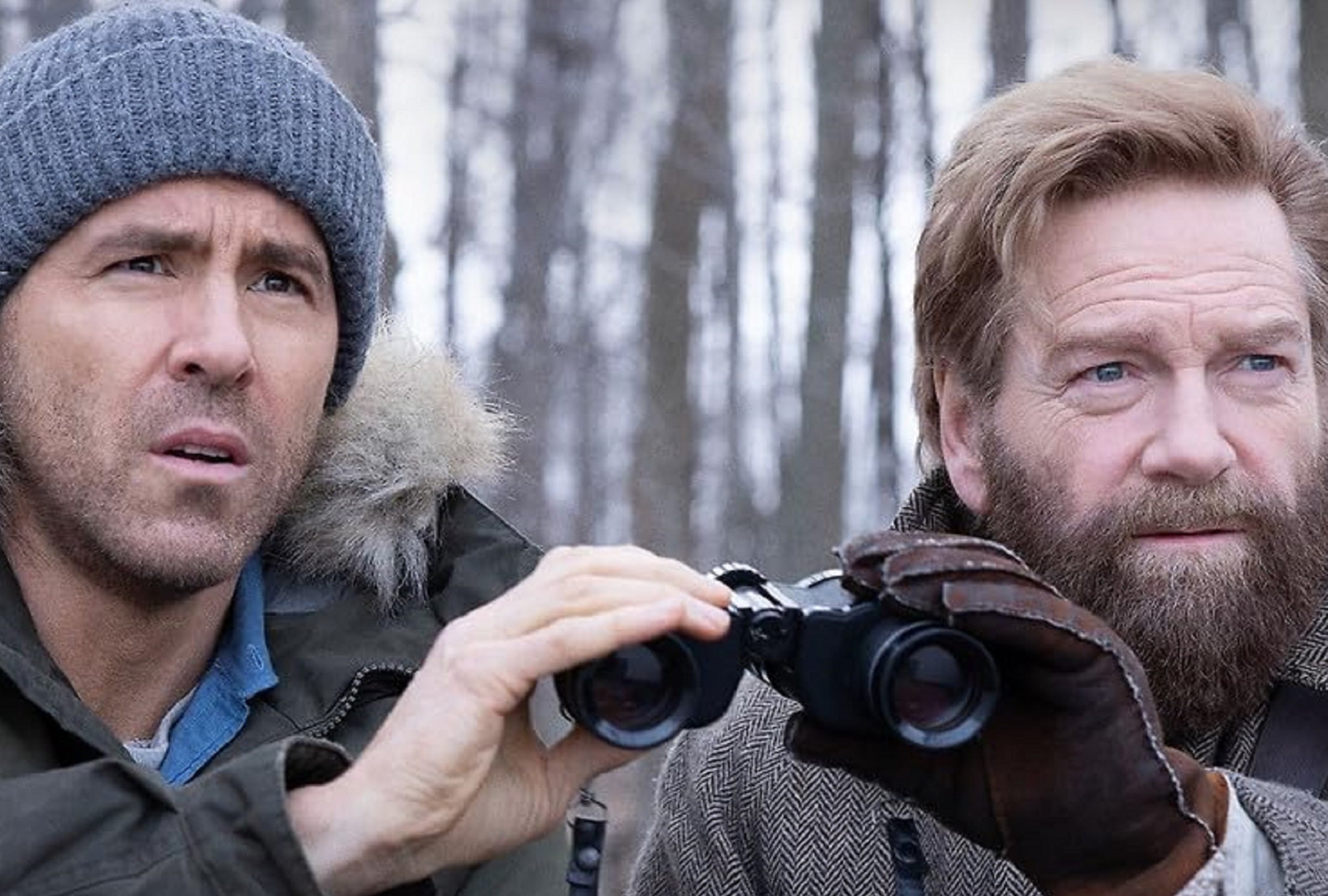 Ryan Reynolds como Troy "Assassin" Kelly y Kenneth Branagh como Nikolai Ustinov en la comedia de acción "Mayday" (Foto: Apple TV)