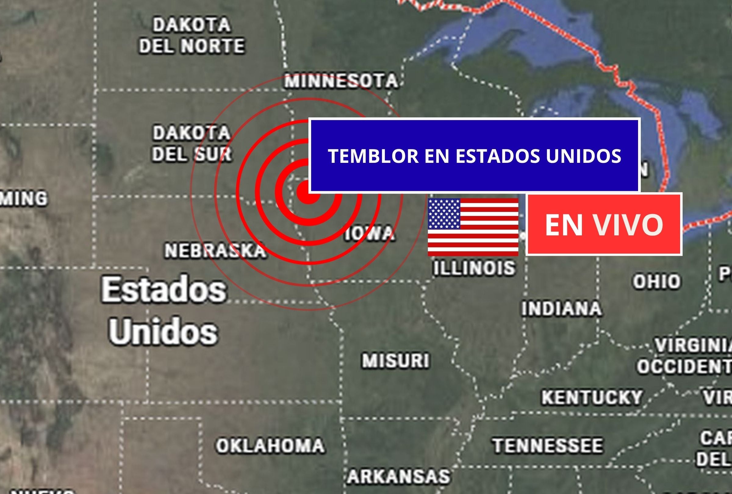 Sigue el reporte oficial del Servicio Geológico de Estados Unidos (USGS, por sus siglas en inglés) sobre los últimos temblores registrados en EE.UU. hoy, 17 de septiembre de 2026. (Imagen creada con foto de Google Maps para Gestión Mix)