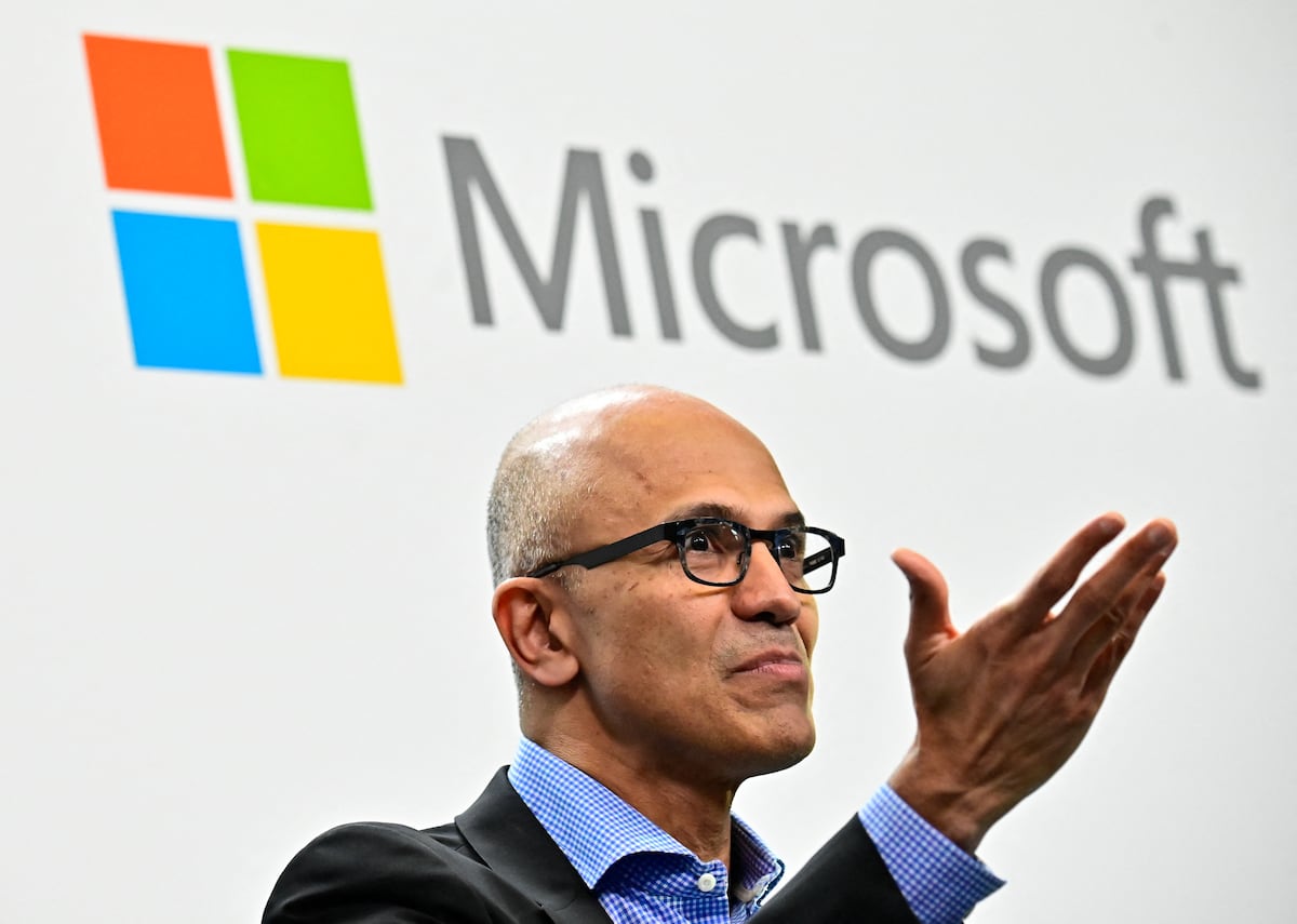 Satya Nadella, director ejecutivo de Microsoft.