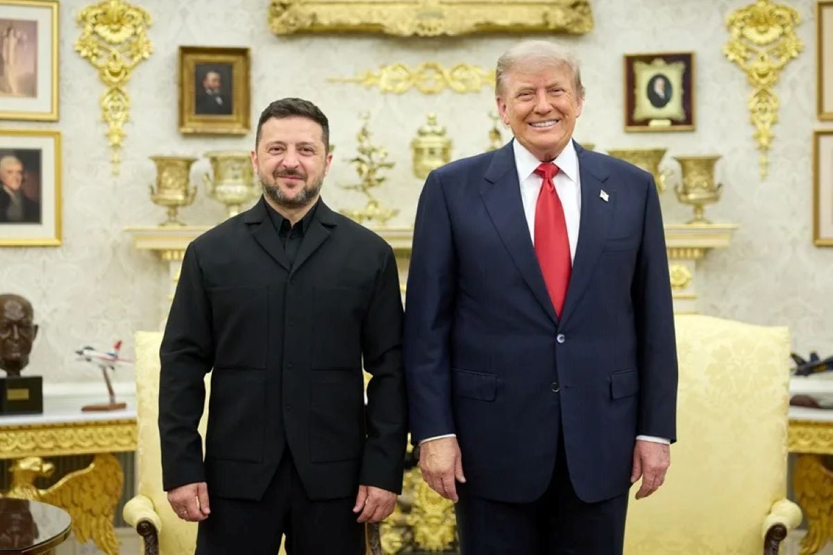 Volodímir Zelenski informó que conversó con Donald Trump sobre cooperación en defensa y la necesidad de reactivar el proceso diplomático para buscar la paz. Foto: EFE.