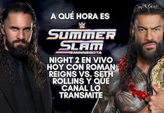 ¿A qué hora es WWE SummerSlam 2026 Night 2 hoy con Roman Reigns vs. Seth Rollins y qué canal lo transmite?