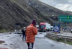 Manifestantes bloquean Vía Los Libertadores: exigen expediente técnico y presupuesto vial