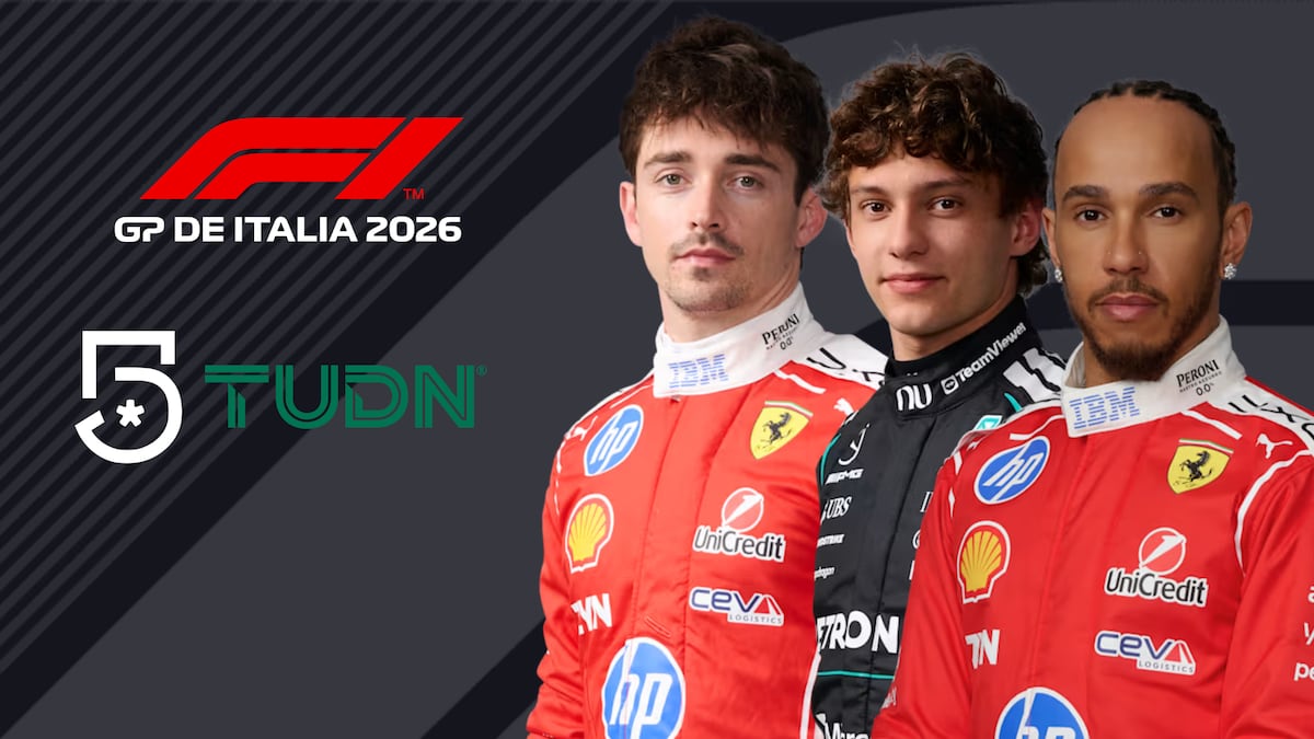 Canal 5 y TUDN EN VIVO por Internet — cómo ver carrera del GP de Italia 2026 en TV abierta y F1 Online en México