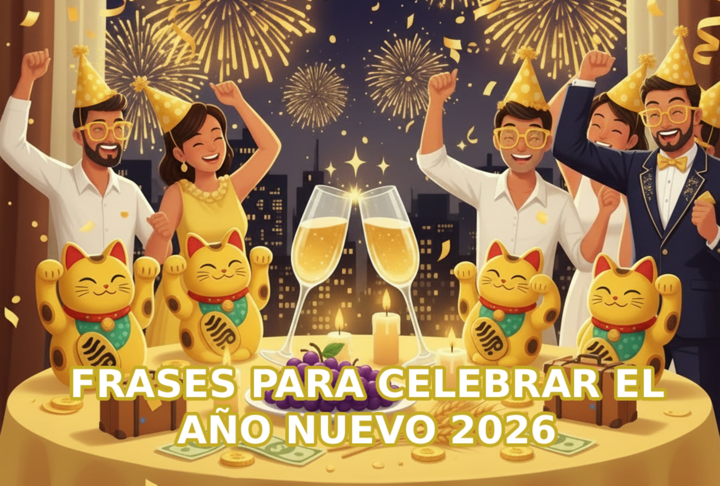 ESTADOS UNIDOS, 31/12/2025.- Año Nuevo 2026: 100 frases creativas y motivadoras para enviar el 31 de diciembre por WhatsApp y desear amor, fortuna, dinero y felicidad a quienes más quieres. IMAGEN CREADA POR NOÉ YACTAYO CON PERPLEXITY AI PARA GESTIÓN MIX