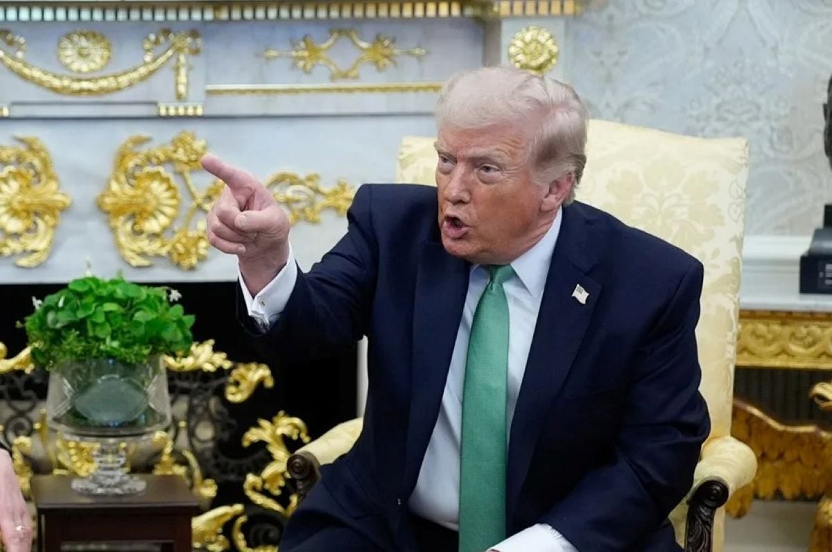 Donald Trump, señaló que no tiene miedo a “repetir un Vietnam” en caso de iniciar una incursión militar terrestre en Irán. Foto: EFE.
