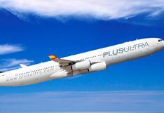 Más vuelos a Madrid: Plus Ultra elevará frecuencias semanales en ruta desde Lima