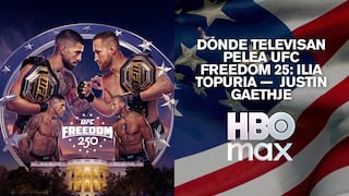 HBO Max transmitió el UFC Freedom 250: Ilia Topuria — Justin Gaethje (15/06/2026)