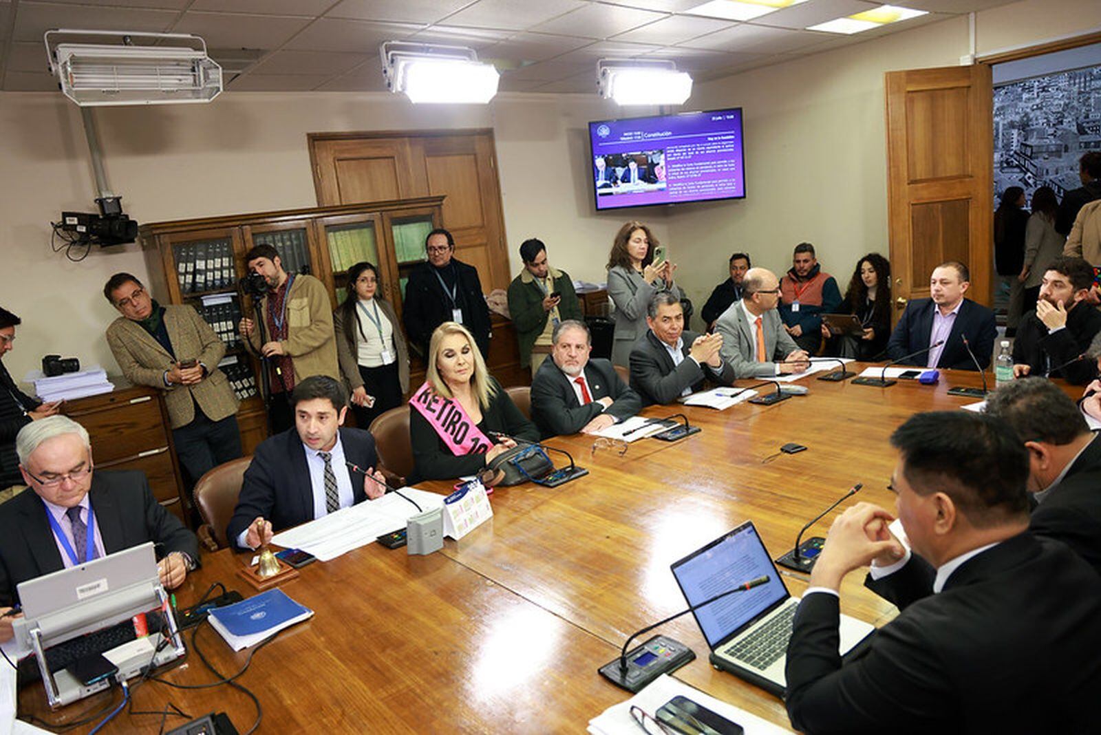 Comisión de la Cámara de Diputados de Chile debate retiro de AFP (Foto: Congreso de Chile)