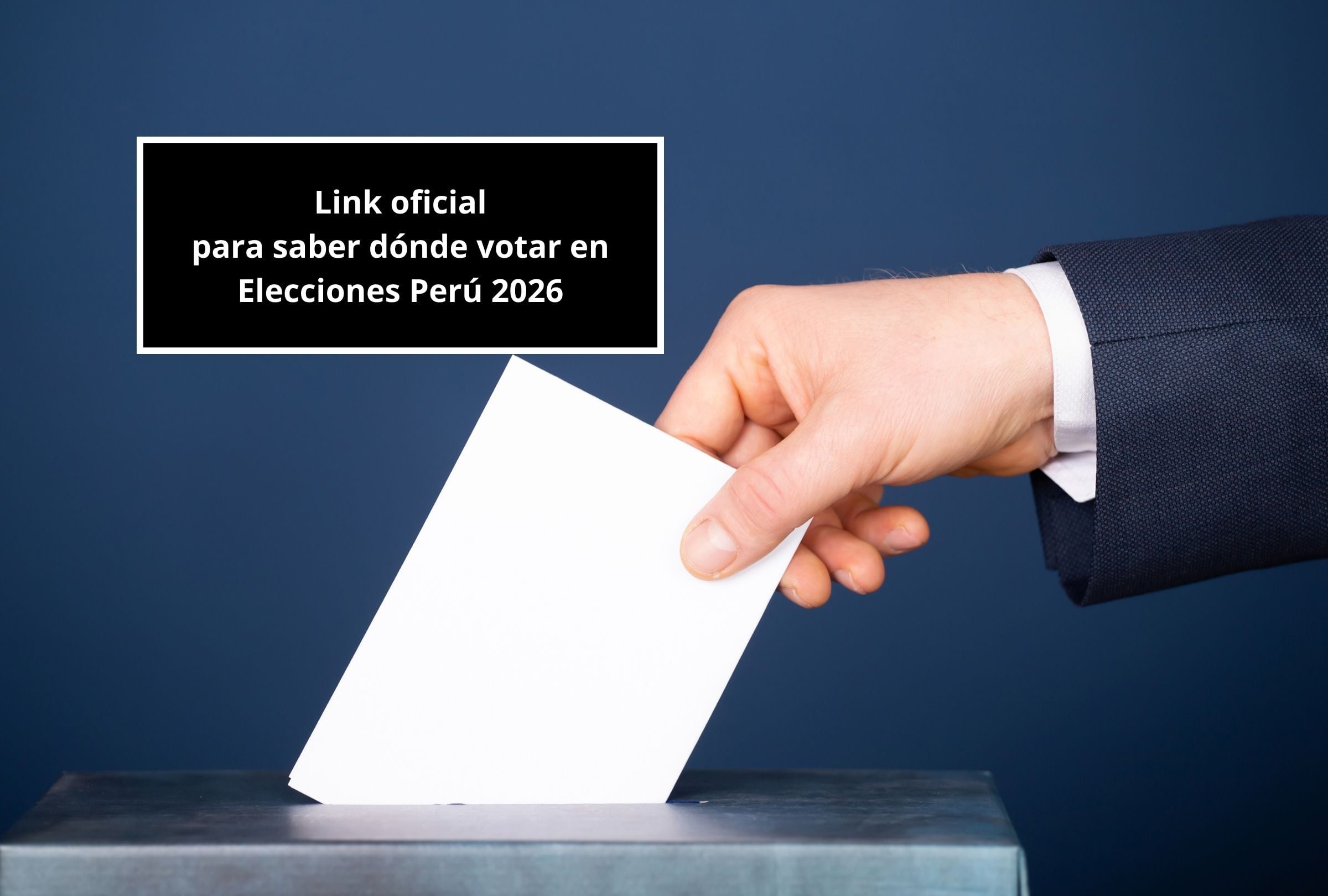 En esta nota encontrarás el link oficial para saber dónde votar en Elecciones Perú 2026. (Foto: Composición Gestión Mix)