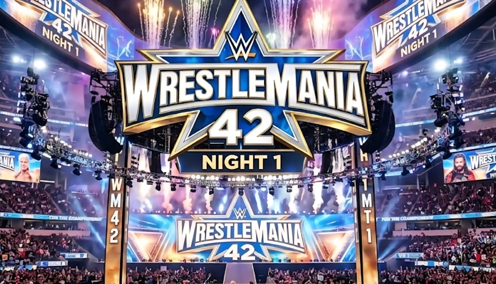 Revisa a qué hora será y por qué canales ver WWE Wrestlemania 2026 EN VIVO, este sábado 18 de abril, desde el Allegiant Stadium de Las Vegas, Nevada. (Foto: Imagen creada por Gestión Mix utilizando la IA de Gemini)