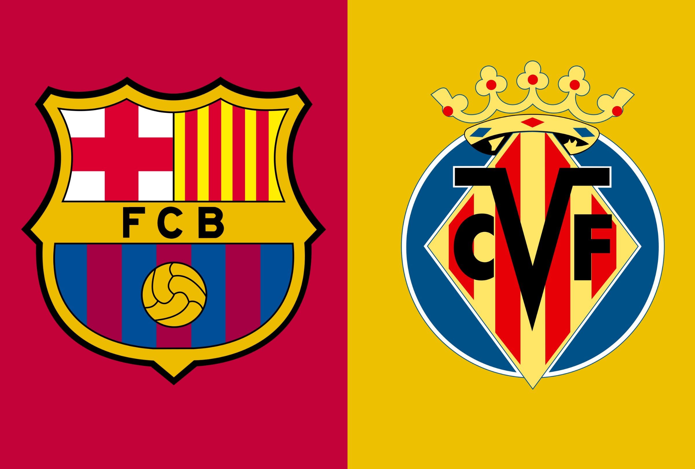 Conoce qué canales de televisión por señal abierta y streaming online pasan el partido FC Barcelona vs. Villarreal EN VIVO este sábado 28 de febrero por la jornada 26 de LaLiga (Foto: Composición Mag / @barcelona / @villareal )