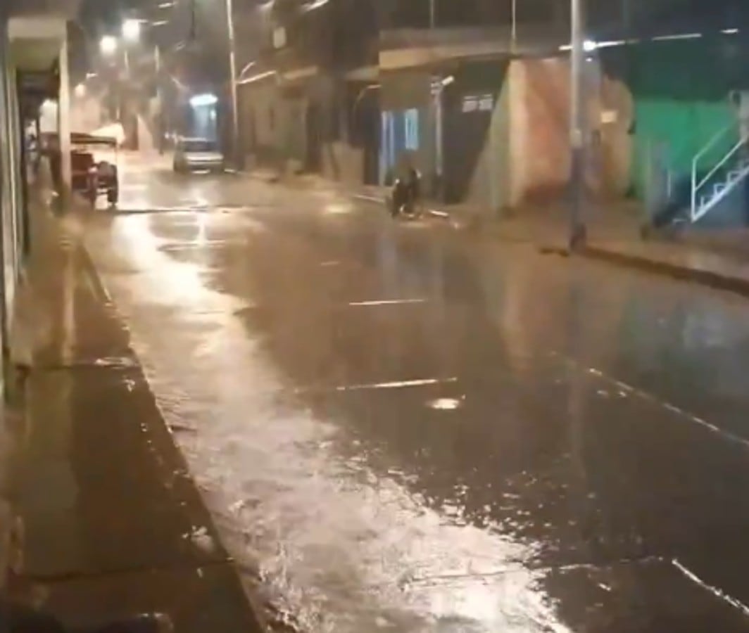 Las precipitaciones también se reportaron en Tambogrande, Chulucanas y la ciudad de Piura. El aeropuerto registró 2 milímetros de agua acumulada. Foto: Captura/Asismet