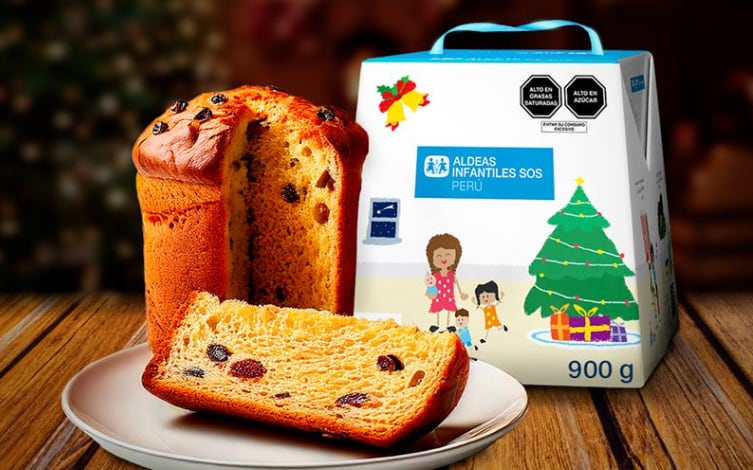 Panetón Aldeas Infantiles SOS Perú.