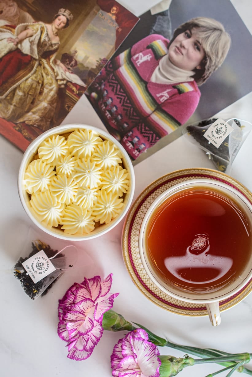 Lo más británico: Una foto de la princesa Diana en la mesa de The Gay Baker.