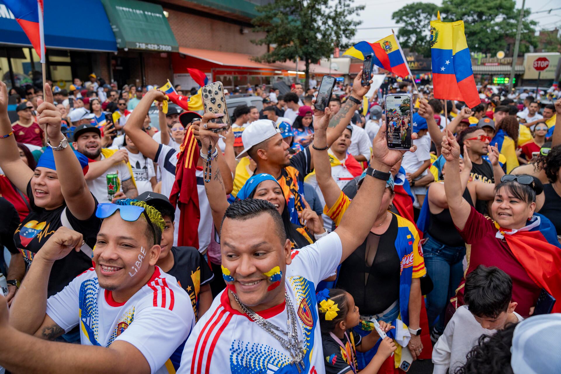 Venezolanos en Estados Unidos. (Foto: EFE)