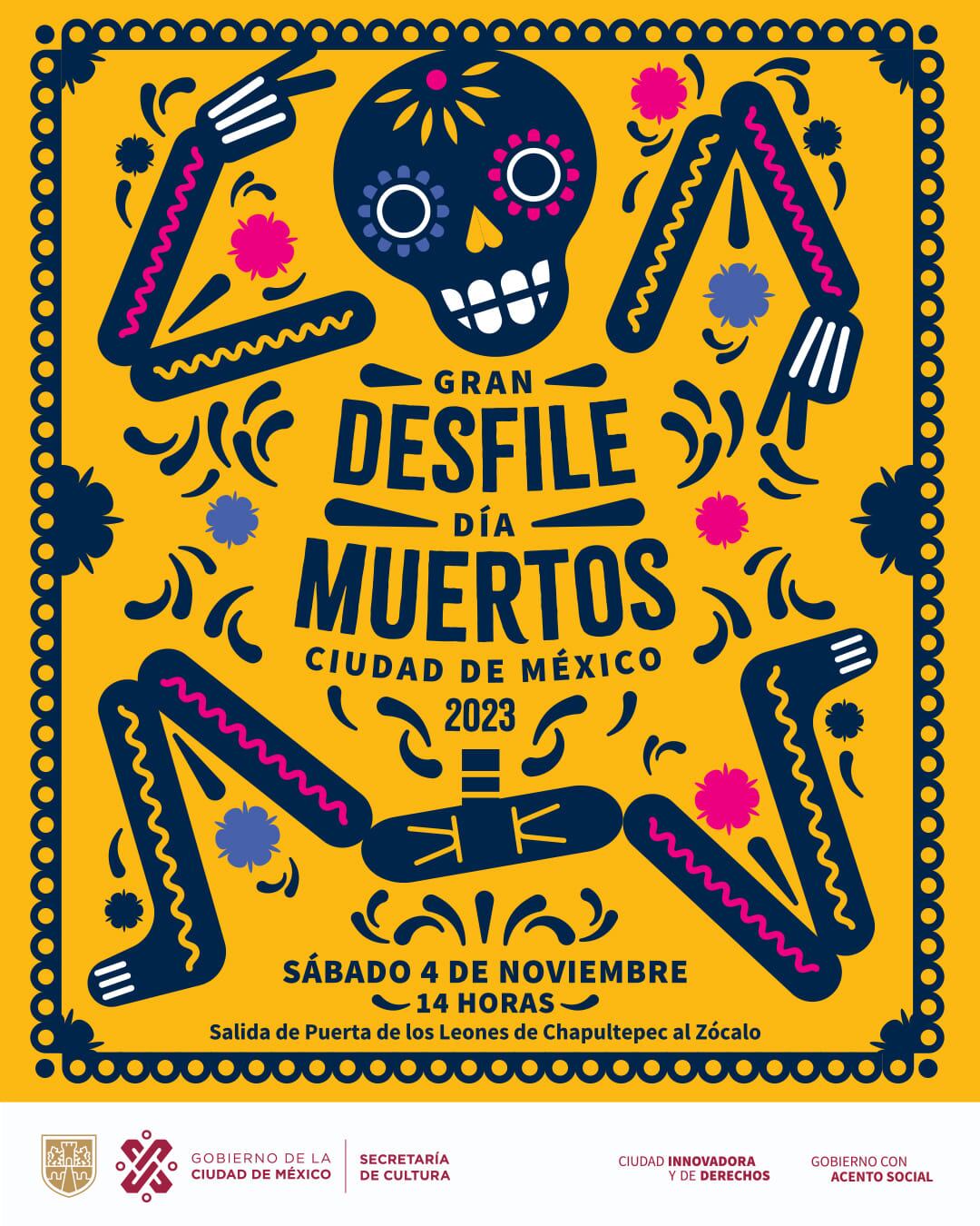 El Gran Desfile del Día de Muertos es organizado por el Gobierno de la CDMX (Foto: Gobierno de la Ciudad de México / Facebook)