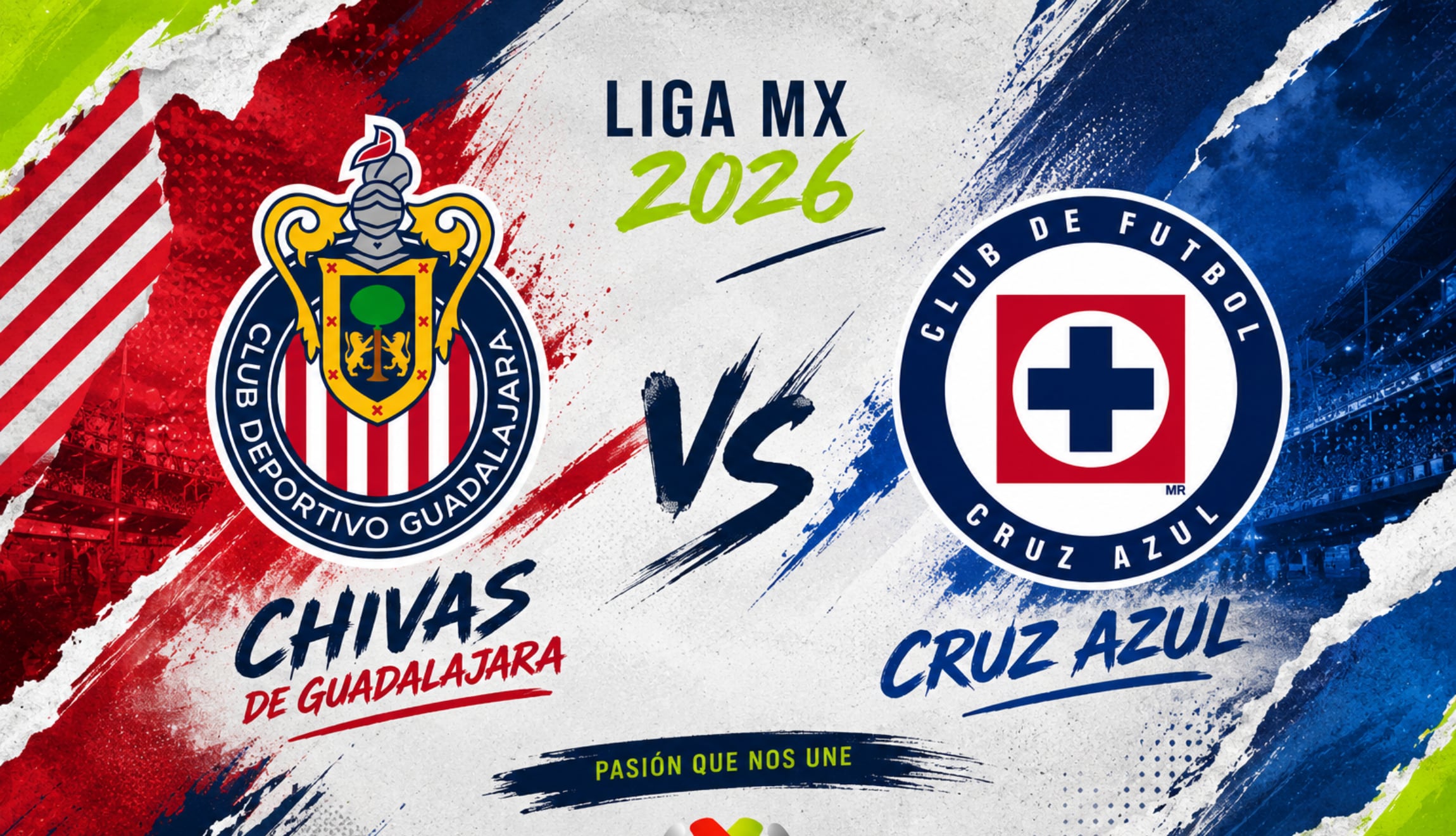 Señal de Prime Video para ver Chivas vs. Cruz Azul, este sábado 15 de mayo de 2026, por la semifinal vuelta del Torneo Clausura 2026 de la Liga MX. (Foto: Imagen creada por El Comercio MAG utilizando la IA de Chat GPT)
