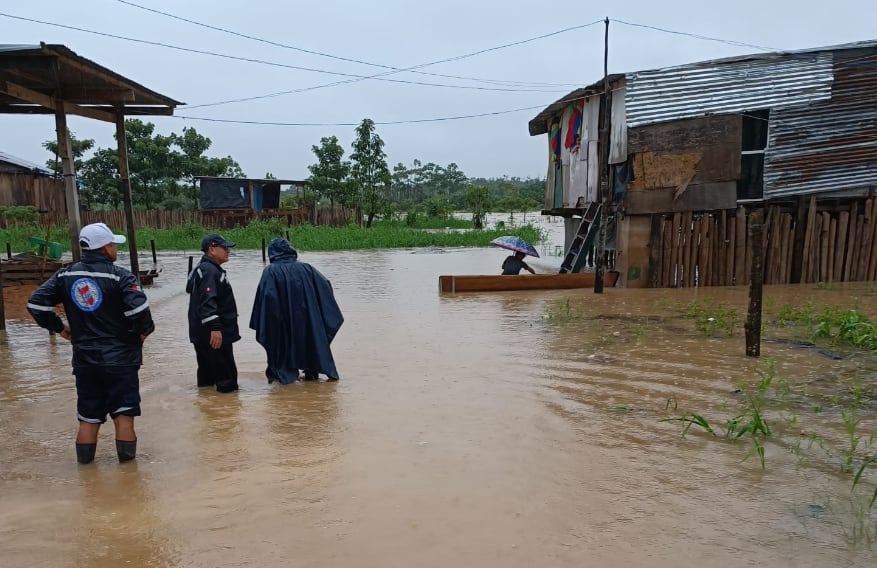 Decenas de familias quedaron con sus viviendas inhabitables debido a fuertes lluvias en Yurimaguas. (Foto: Hospital de Yurimaguas)