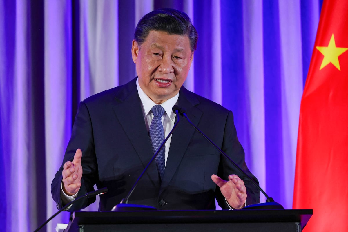 China ha descrito las elecciones presidenciales y parlamentarias del 13 de enero en Taiwán como una elección entre la guerra y la paz. (Foto de CARLOS BARRIA/POOL/AFP)