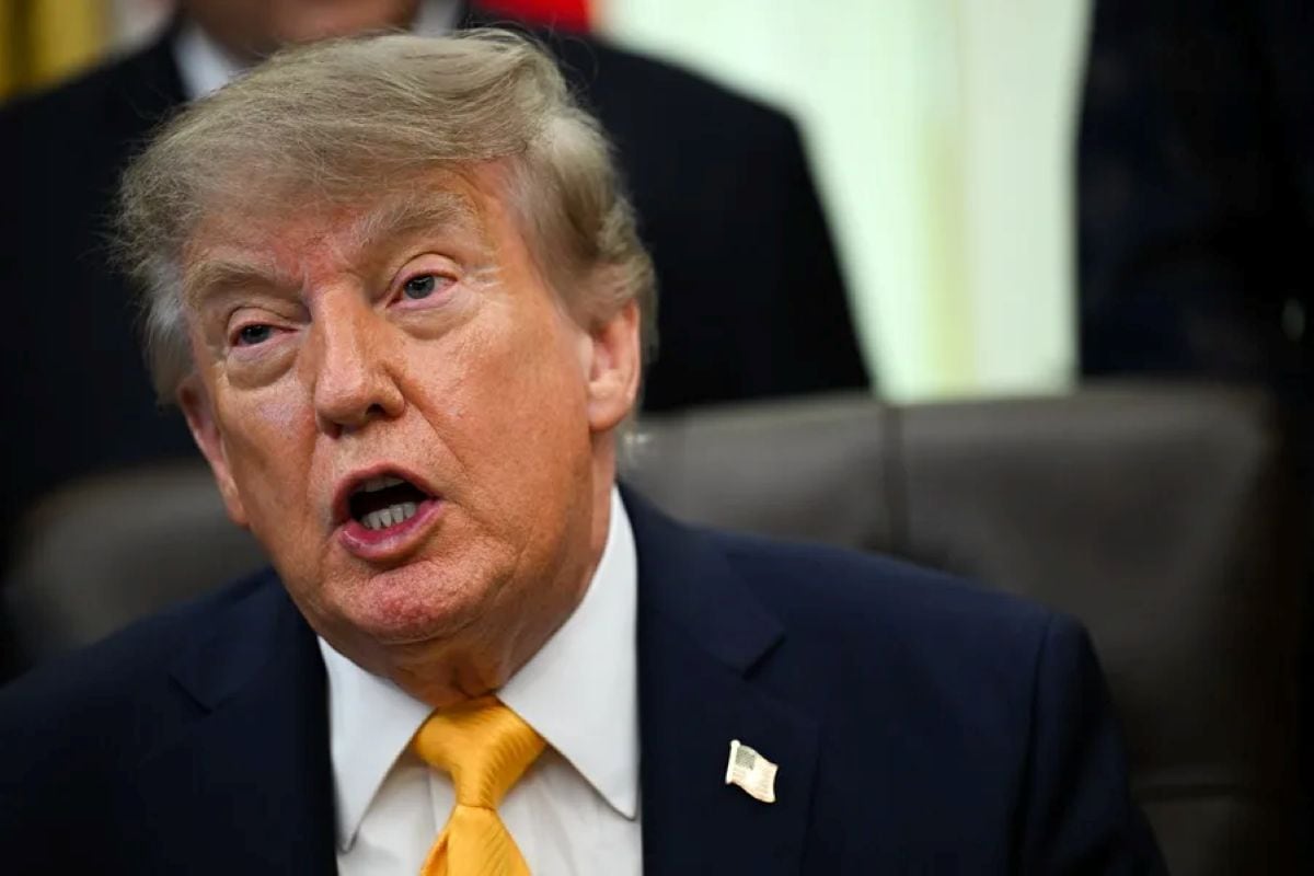 Donald Trump, presidente de Estados Unidos, impulsa el uso del término “superinteligencia” para referirse a la inteligencia artificial en las comunicaciones oficiales. Foto: EFE.