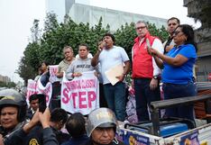 Sutep se solidariza con paro de transportistas y rechaza tardías reacciones del Minedu