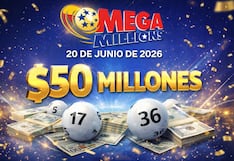 Resultados del Mega Millions, 20/03/2026: revisa los números ganadores del jackpot de $50 en EE.UU.