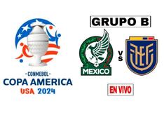 ¿A qué hora jugó México vs. Ecuador por Copa América 2024?