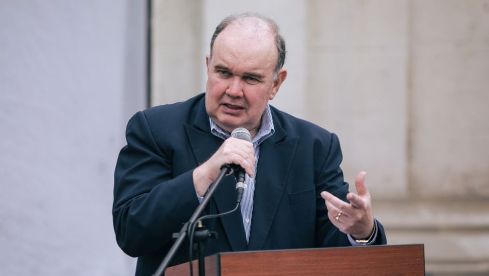 La tacha fue presentada contra la fórmula presidencial de Renovación Popular encabezada por Rafael López Aliaga. Foto: Joel Alonzo.