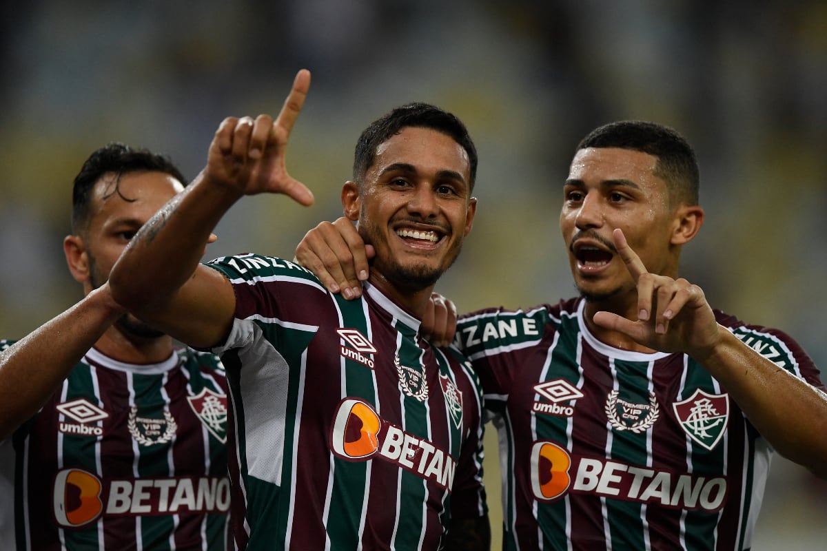 Jugadores del Fluminense. (Foto: AFP)