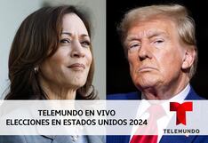 Telemundo transmitió las Elecciones de EE.UU. 2024 entre Donald Trump vs. Kamala Harris