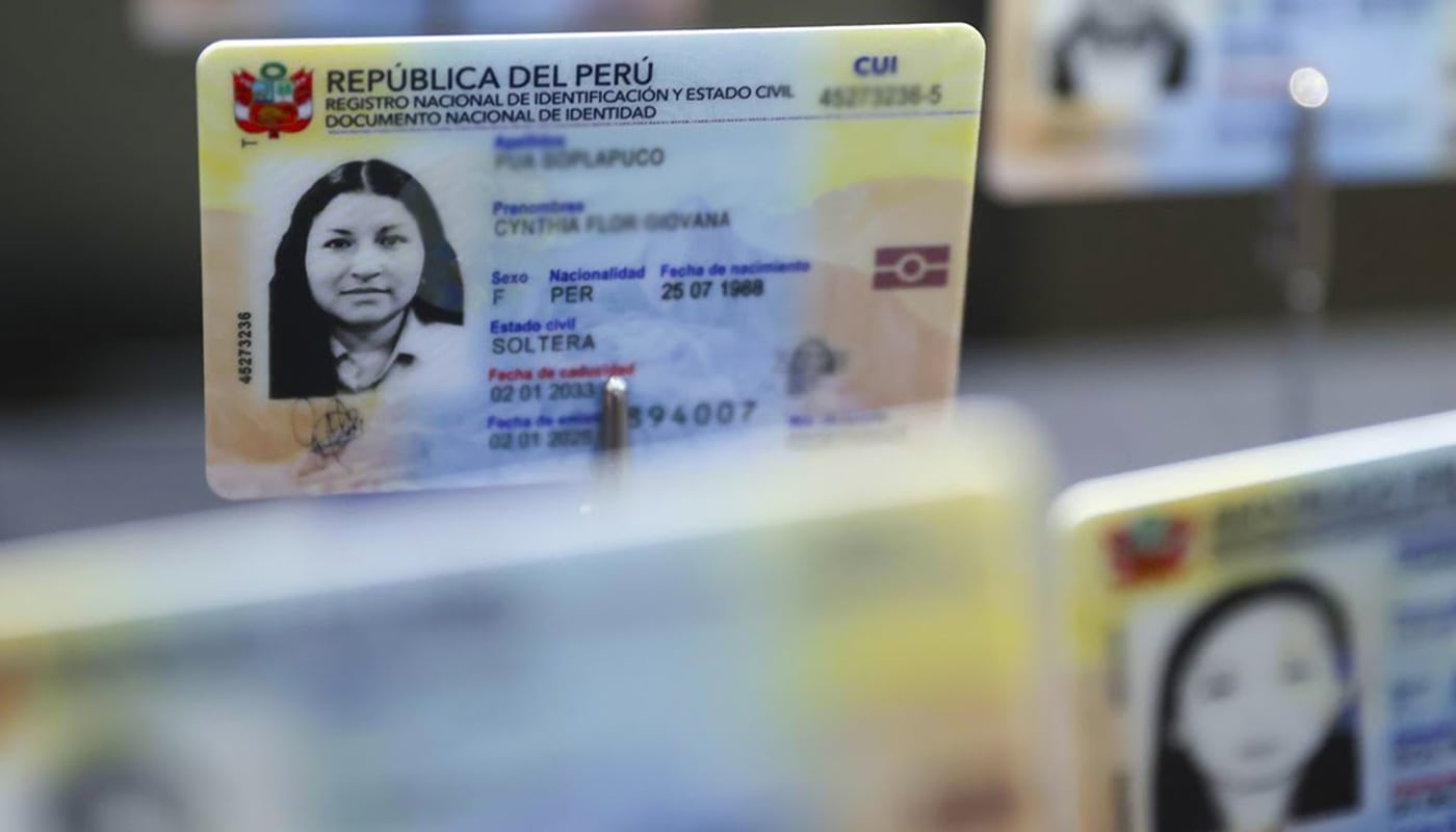 DNI electrónico gratis. (Foto: Andina)