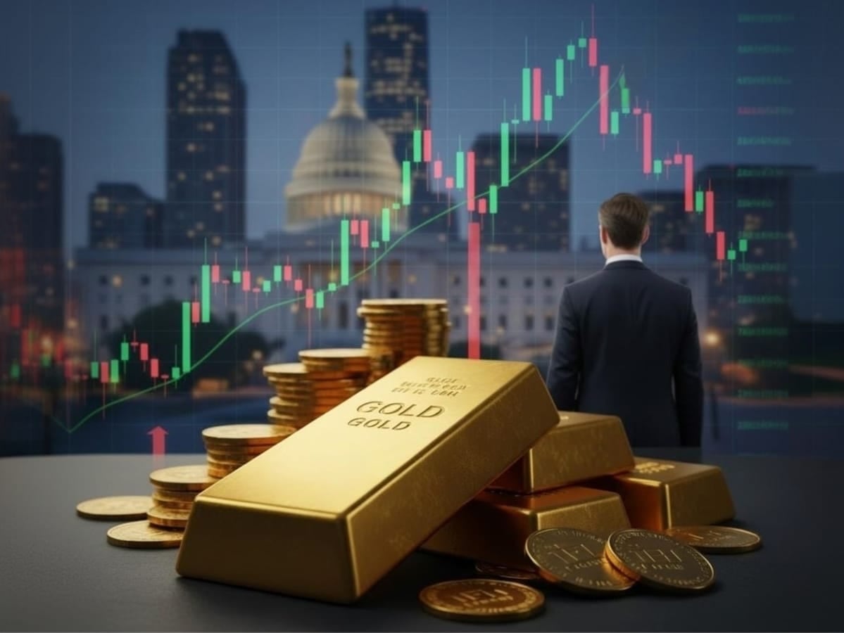 El precio del oro se ve influenciado por las tasas de interés de la Reserva Federal de Estados Unidos. Imagen: Perplexity.