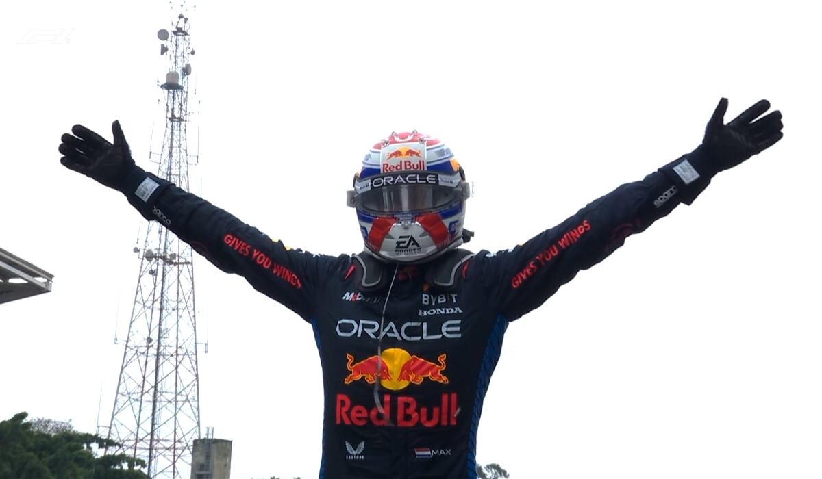 Max Verstappen (Red Bull) reforzó su liderato en el Mundial al ganar el Gp de Brasil 2024. (Foto: F1).
