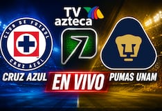 ▷ TV Azteca 7 EN VIVO por Internet — dónde ver partido Cruz Azul vs. Pumas UNAM HOY en señal abierta y Fútbol Online