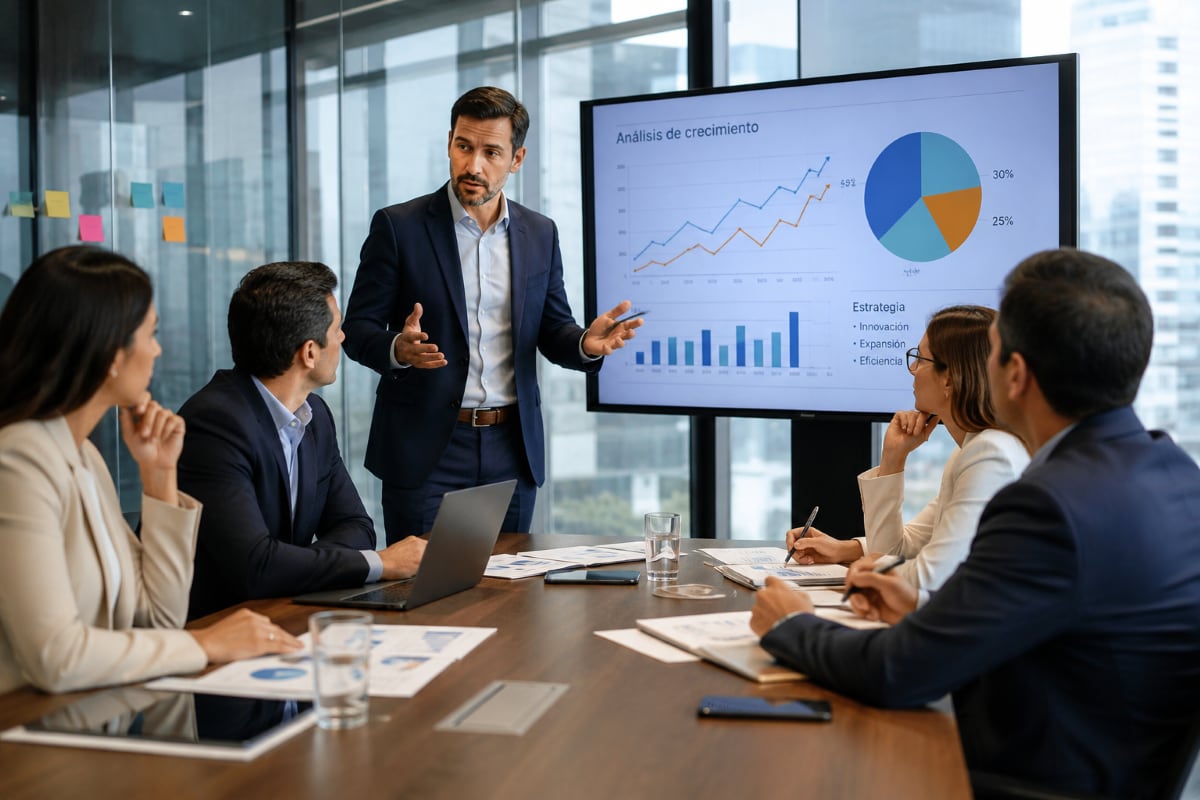Los MBA continúan siendo valorados por las empresas para posiciones de liderazgo, aunque los especialistas advierten que hoy deben complementarse con experiencia, adaptabilidad y habilidades de gestión del cambio. Foto: Composición Gestión.
