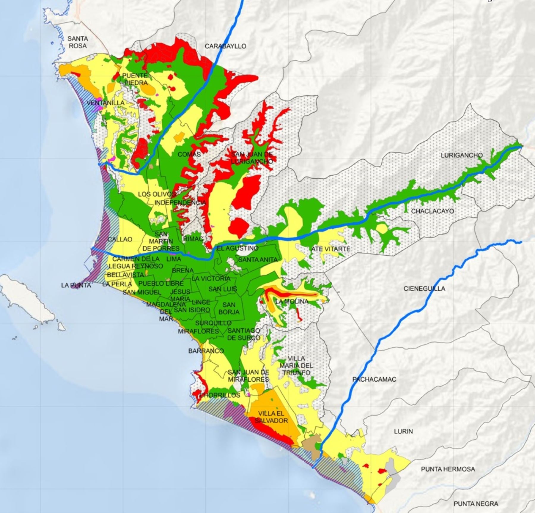 Mapa sismo: Foto: CISMID-FIC-UNI