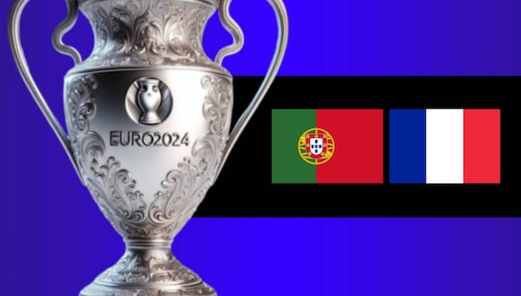 Francia vs. Portugal se enfrentan este viernes 5 de julio por los cuartos de final de la Eurocopa 2024 en el Volksparkstadion (Foto: Composición Mix)