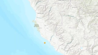 IGP reporta sismo de magnitud 5.8 en Ica